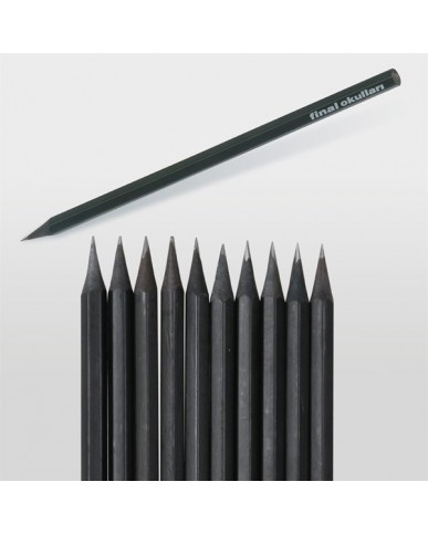 Latalı Siyah Köşeli Kurşun Kalem