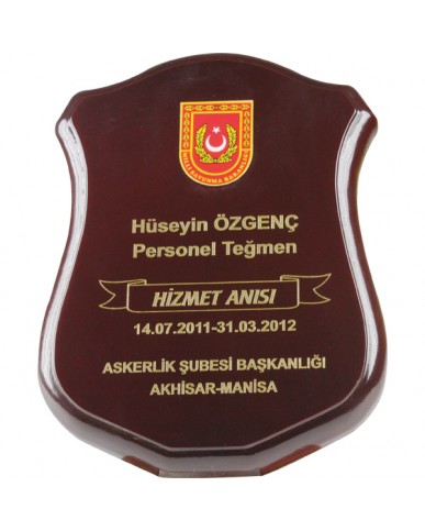 Ahşap Plaket