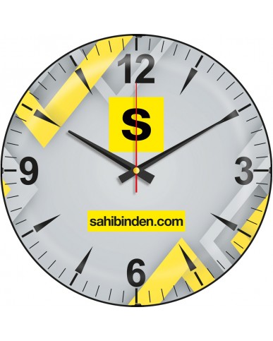 Bombe Cam Duvar Saati