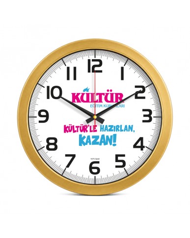 Metalize Duvar Saati