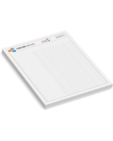 Üstten Tutkallı Bloknot