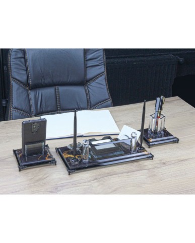 3lü Kristal Masa Seti