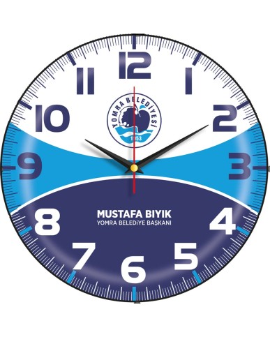 Bombe Cam Duvar Saati