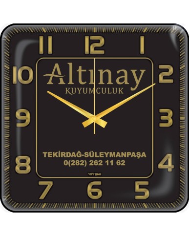 Bombe Cam Duvar Saati