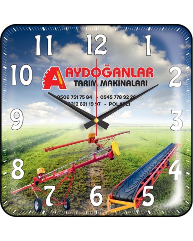 Bombe Cam Duvar Saati