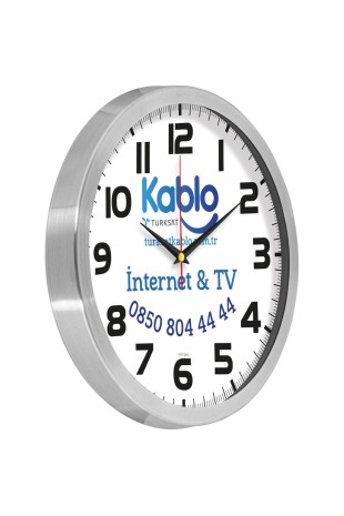 Alüminyum Duvar Saati Alüminyum Duvar Saati