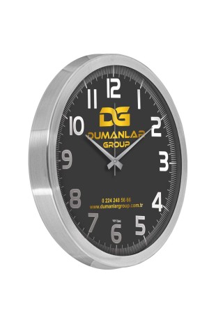 Alüminyum Duvar Saati Alüminyum Duvar Saati