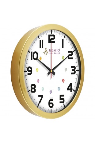 Metalize Duvar Saati