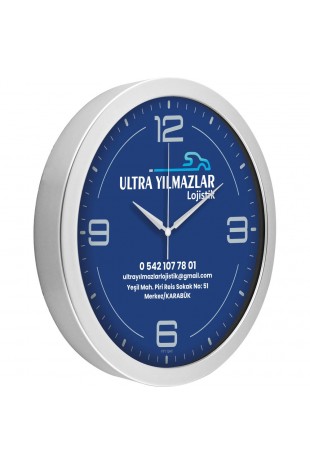 Metalize Duvar Saati