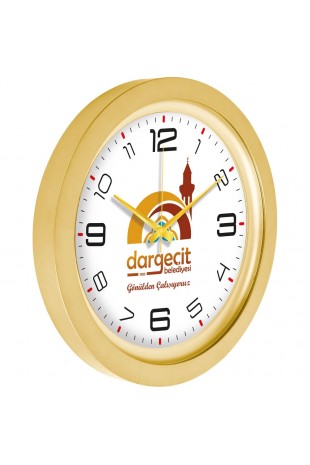 Metalize Duvar Saati