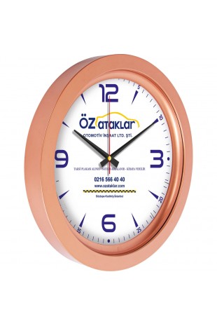 Metalize Duvar Saati