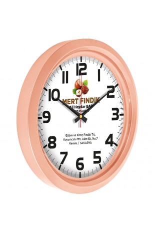 Metalize Duvar Saati