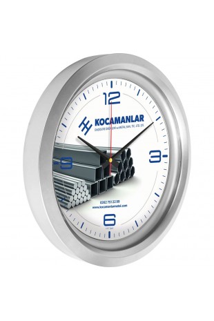 Metalize Duvar Saati
